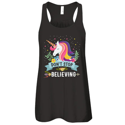 Unicorn Don't Stop Believing T-Shirt & Tank Top | Teecentury.com
