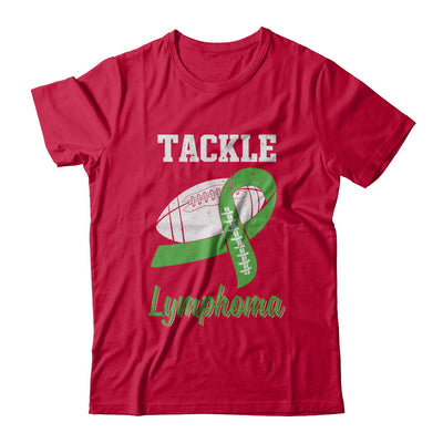 Football Survivor Tackle Green Lymphoma Awareness T-Shirt & Hoodie | Teecentury.com