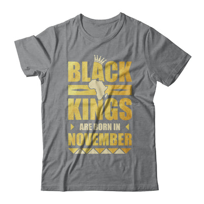 Black Kings Are Born In November Birthday T-Shirt & Hoodie | Teecentury.com