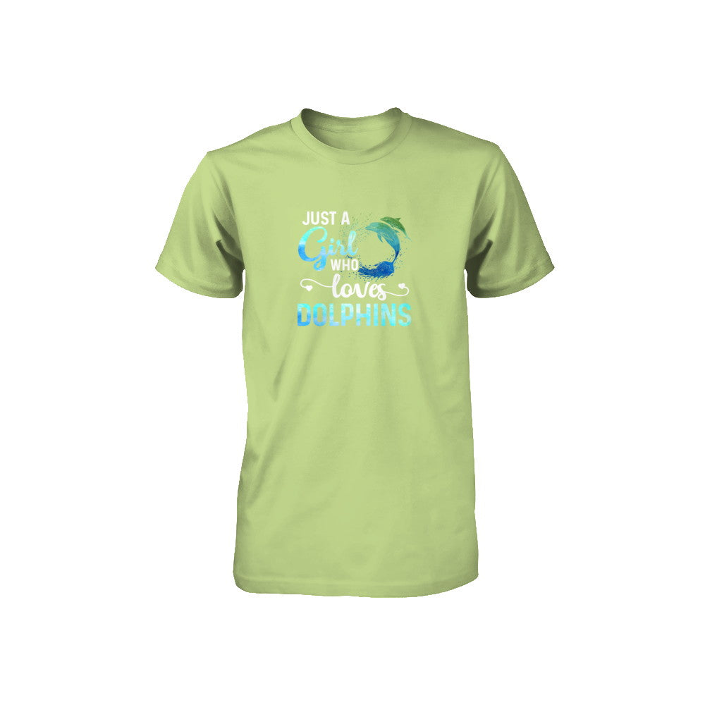 Just A Girl Who Loves Dolphins Youth Youth Shirt | Teecentury.com