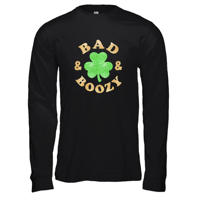 Bad And Boozy Funny St Patrick's Day T-Shirt & Tank Top | Teecentury.com