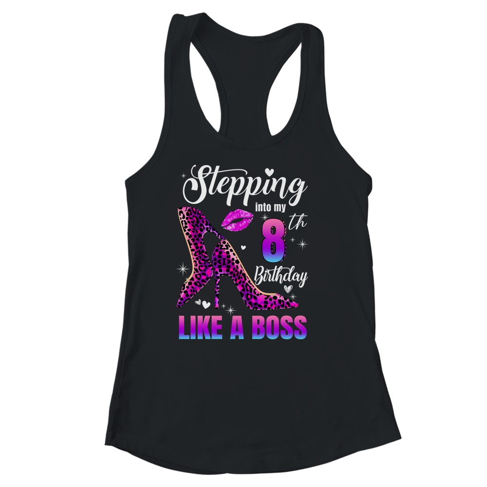 8 And Fabulous High Heels Stepping Into My 8th Birthday Shirt & Tank Top | teecentury
