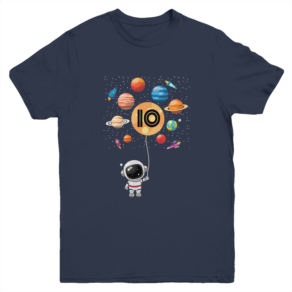 8 Years Old Birthday Boy Girl Gifts Astronaut 8th Birthday Youth Youth Shirt | Teecentury.com