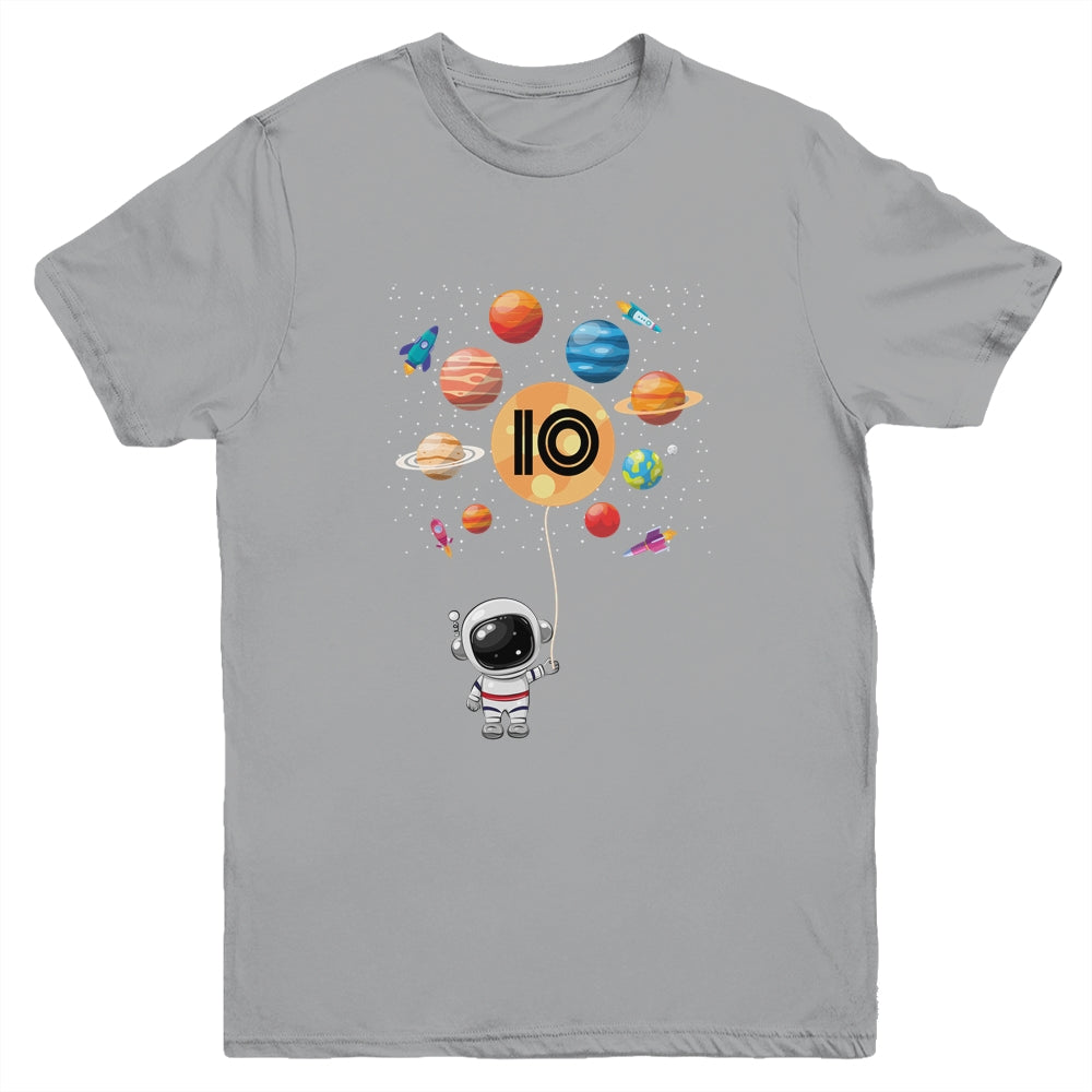 8 Years Old Birthday Boy Girl Gifts Astronaut 8th Birthday Youth Youth Shirt | Teecentury.com