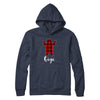 Red Gigi Bear Buffalo Plaid Family Christmas Pajamas T-Shirt & Sweatshirt | Teecentury.com
