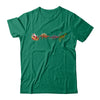 Xmas Cool Santa Sleigh Dinosaur Christmas Gift T-Shirt & Sweatshirt | Teecentury.com