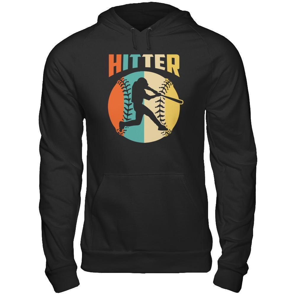 Classic Vintage Retro Style Hitter Baseball T-Shirt & Hoodie | Teecentury.com