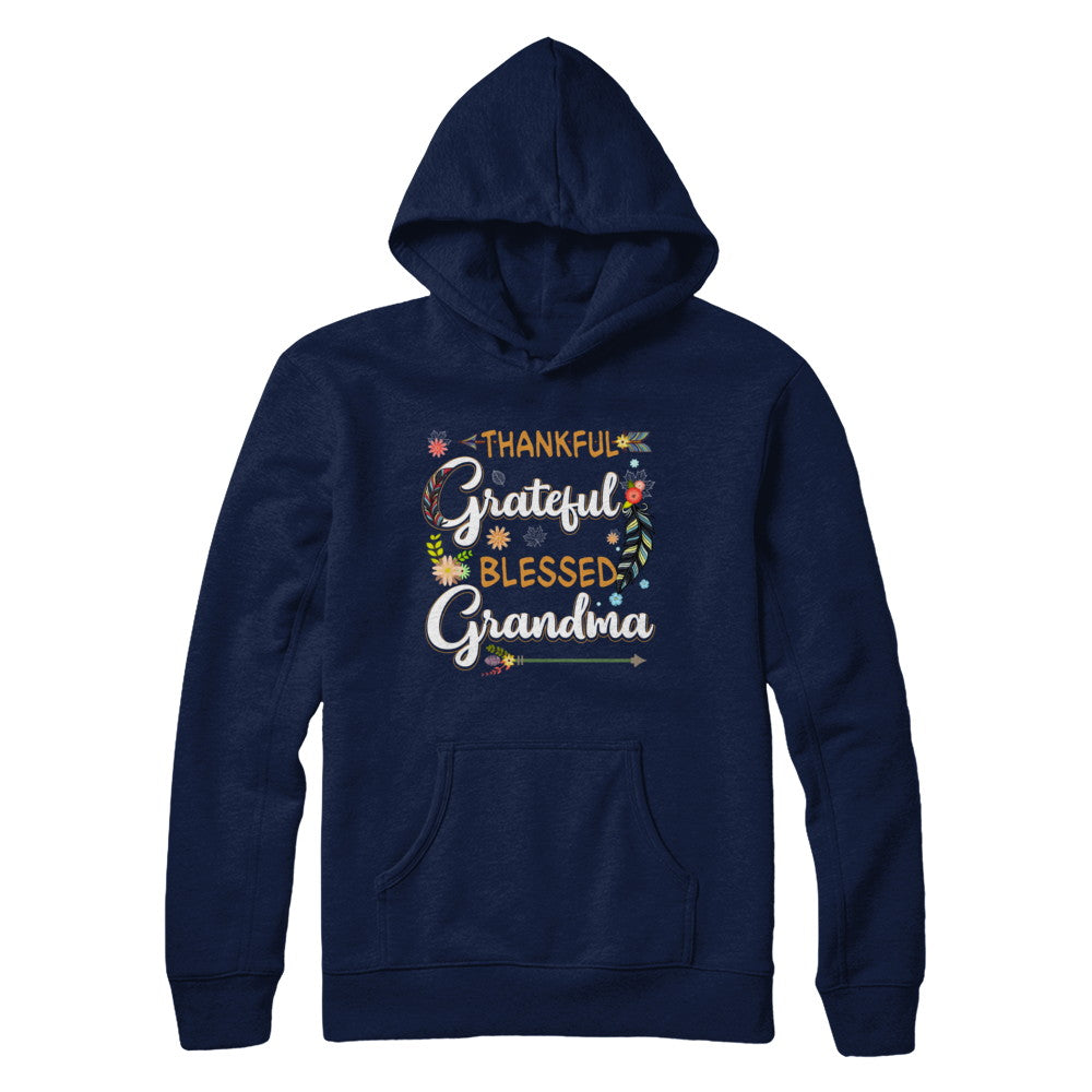 Grateful Thankful And Blessed Grandma T-Shirt & Hoodie | Teecentury.com