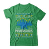 Funny Ugly Hanukkah Dinosaur Menorasaurus Sweater T-Shirt & Sweatshirt | Teecentury.com
