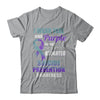 I Wear Teal Purple For My Daughter Suicide Prevention T-Shirt & Hoodie | Teecentury.com