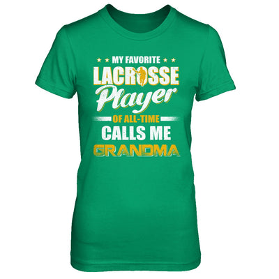 My Favorite Lacrosse Player Calls Me Grandma Lacrosse T-Shirt & Hoodie | Teecentury.com