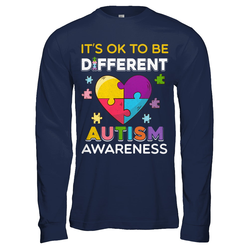 It's Ok To Be Different Autism Awareness Gift 2018 T-Shirt & Hoodie | Teecentury.com
