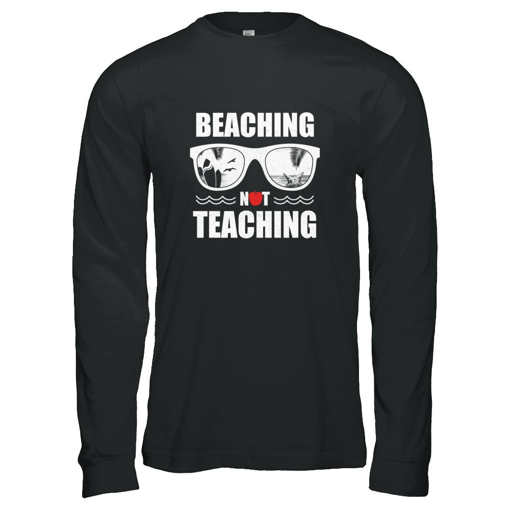 Beaching Not Teaching Funny Teacher Summer T-Shirt & Tank Top | Teecentury.com