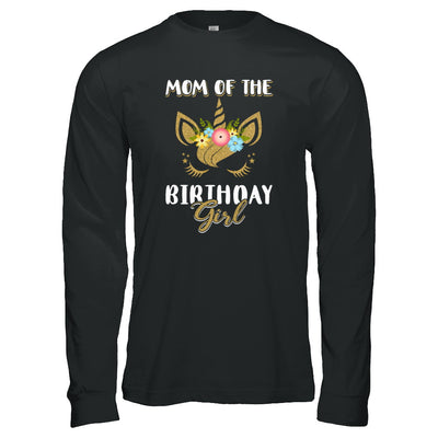 Cute Unicorn Mom Of The Birthday Girl T-Shirt & Tank Top | Teecentury.com