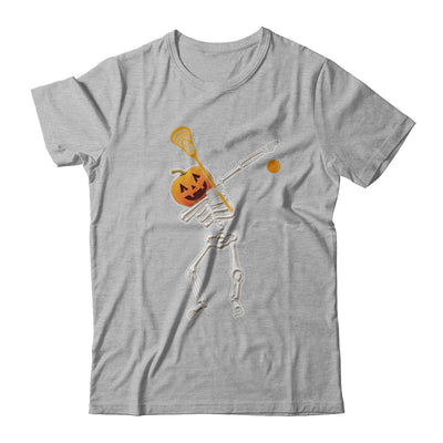 Halloween Dabbing Skeleton Lacrosse T-Shirt & Hoodie | Teecentury.com