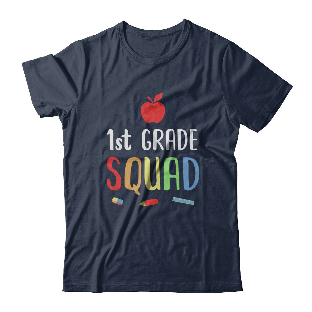 1st Grade Squad Back To School Teacher First Grade T-Shirt & Hoodie | Teecentury.com