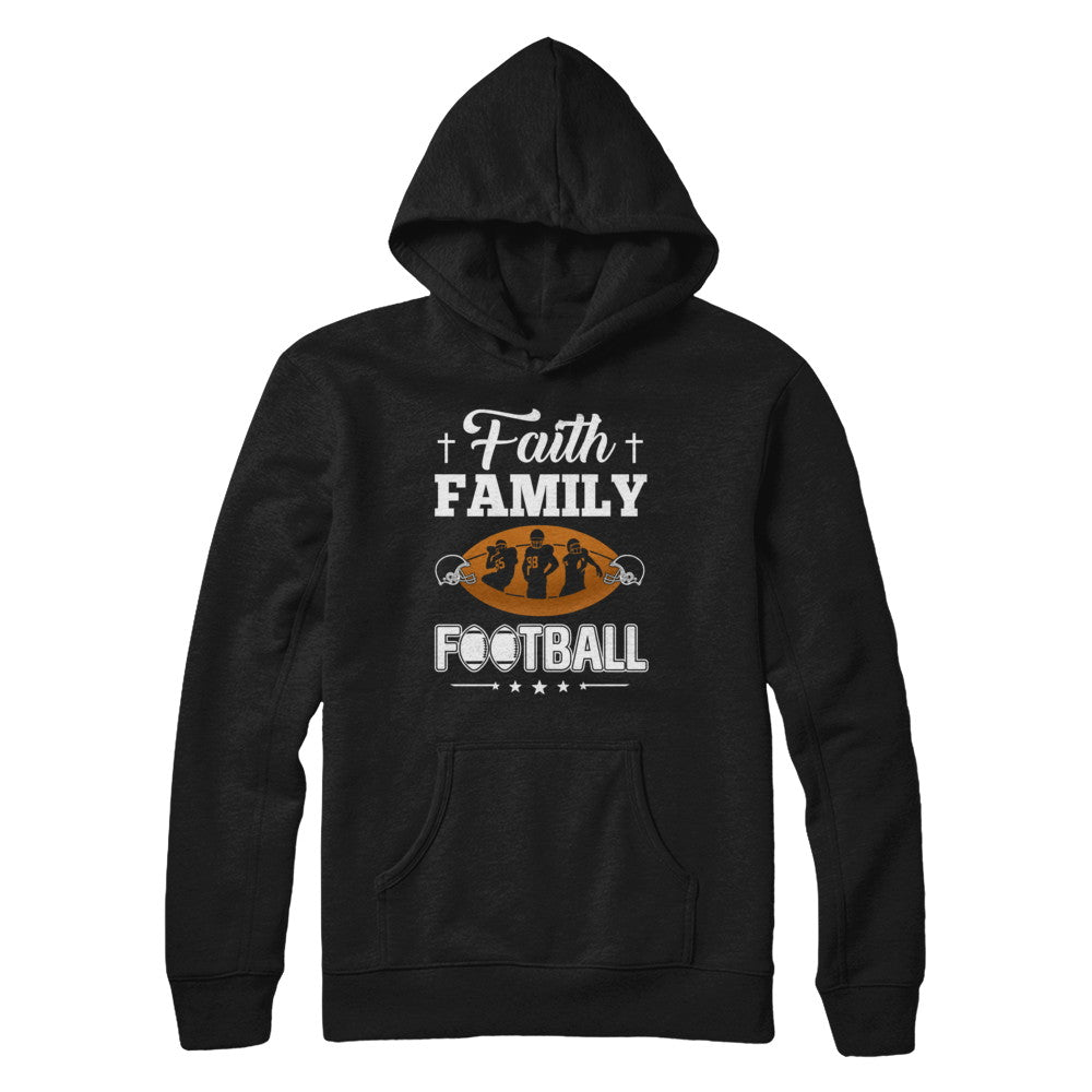 Faith Family Football T-Shirt & Hoodie | Teecentury.com
