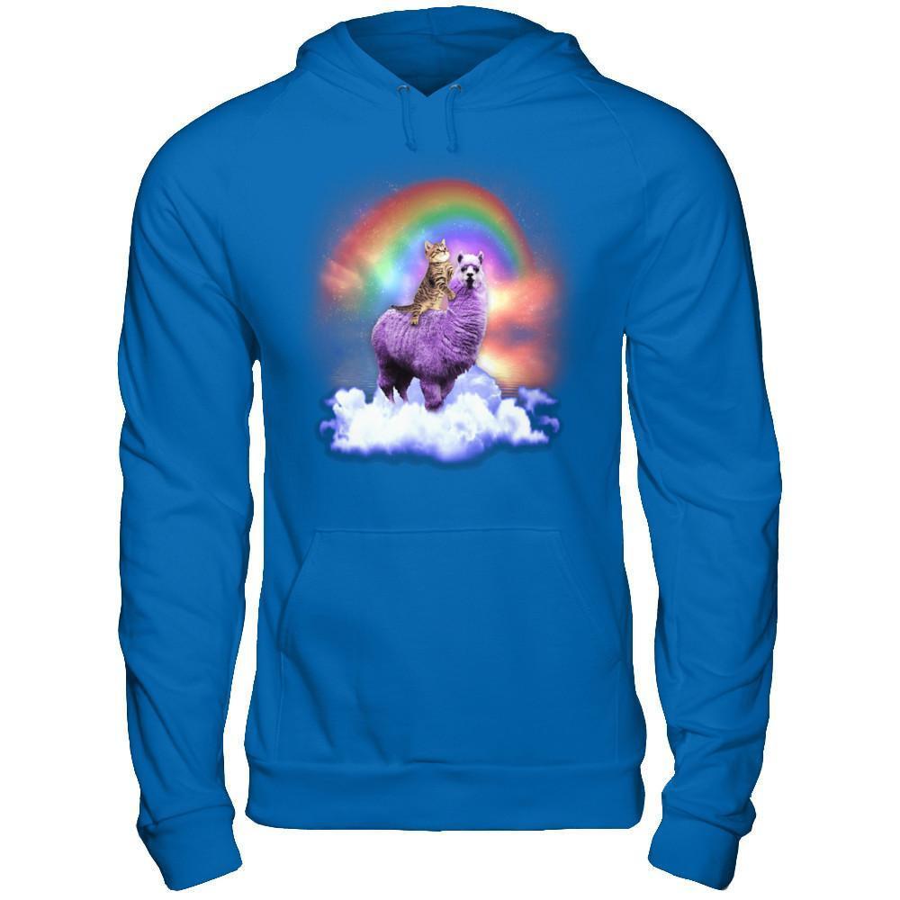 Rainbow Llama Cat T-Shirt & Hoodie | Teecentury.com