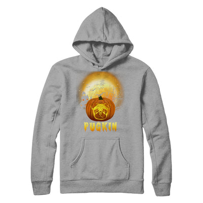 Halloween Pugkin Funny Pumpkin Pug T-Shirt & Hoodie | Teecentury.com