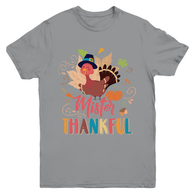 Cute Mister Thankful Turkey Thanksgiving Youth Youth Shirt | Teecentury.com