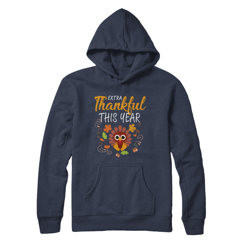 Thankful Pregnancy Mom Turkey Thanksgiving T-Shirt & Sweatshirt | Teecentury.com