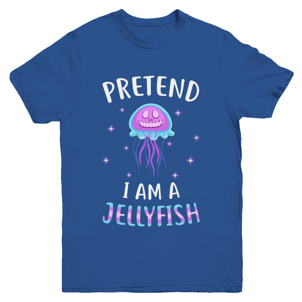 Pretend I'm A Jellyfish Costume Happy Halloween Party Youth Youth Shirt | Teecentury.com