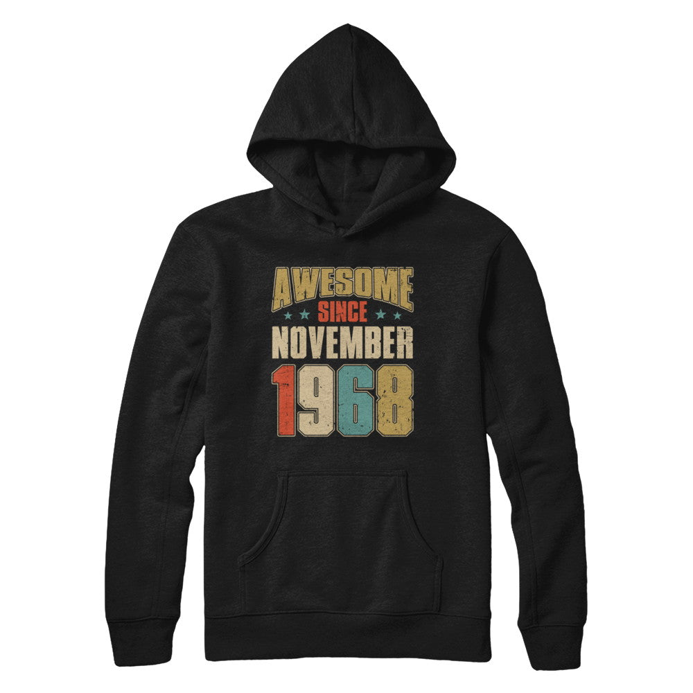 Vintage Retro Awesome Since November 1968 54th Birthday T-Shirt & Hoodie | Teecentury.com