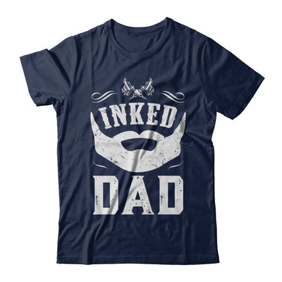 Inked Dad Bearded Man Tattooed Tattoos Fathers Day T-Shirt & Hoodie | Teecentury.com