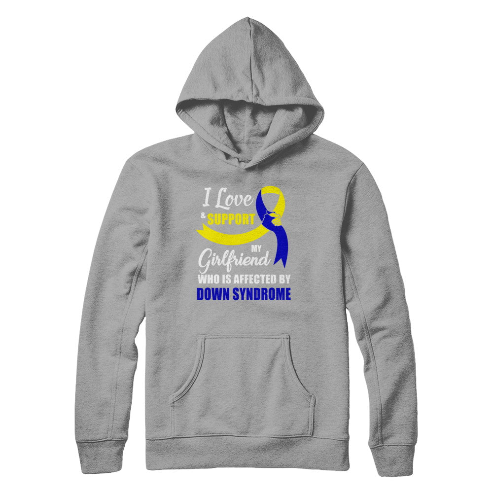 Down Syndrome Awareness Support Yellow Blue Girlfriend Boyfriend T-Shirt & Hoodie | Teecentury.com