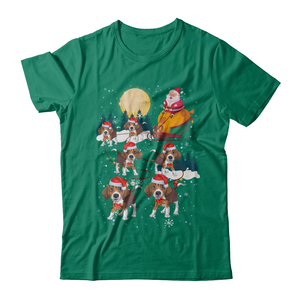 Dog Reindeer Beagle Christmas Gift T-Shirt & Sweatshirt | Teecentury.com