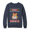 Xmas Merry Corgmas Santa Corgi Ugly Christmas Sweater T-Shirt & Sweatshirt | Teecentury.com