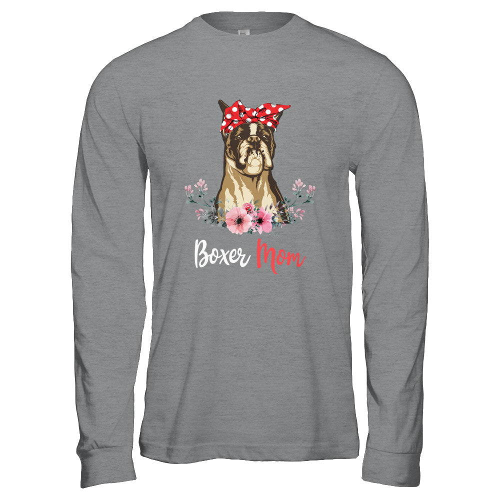 Boxer Mom Gift For Women Dog Lover T-Shirt & Hoodie | Teecentury.com