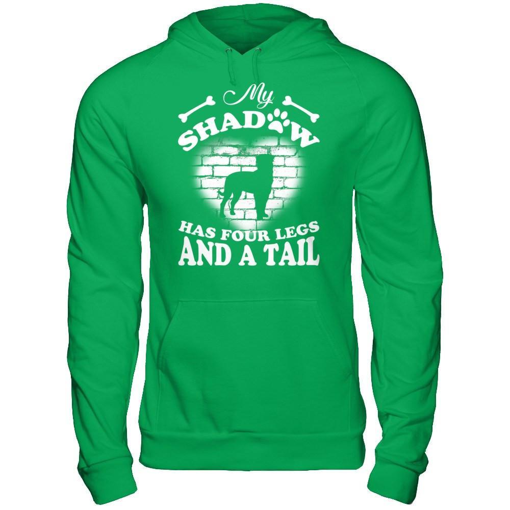 My Shadow Has Four Legs And A Tail Dog Lovers T-Shirt & Hoodie | Teecentury.com