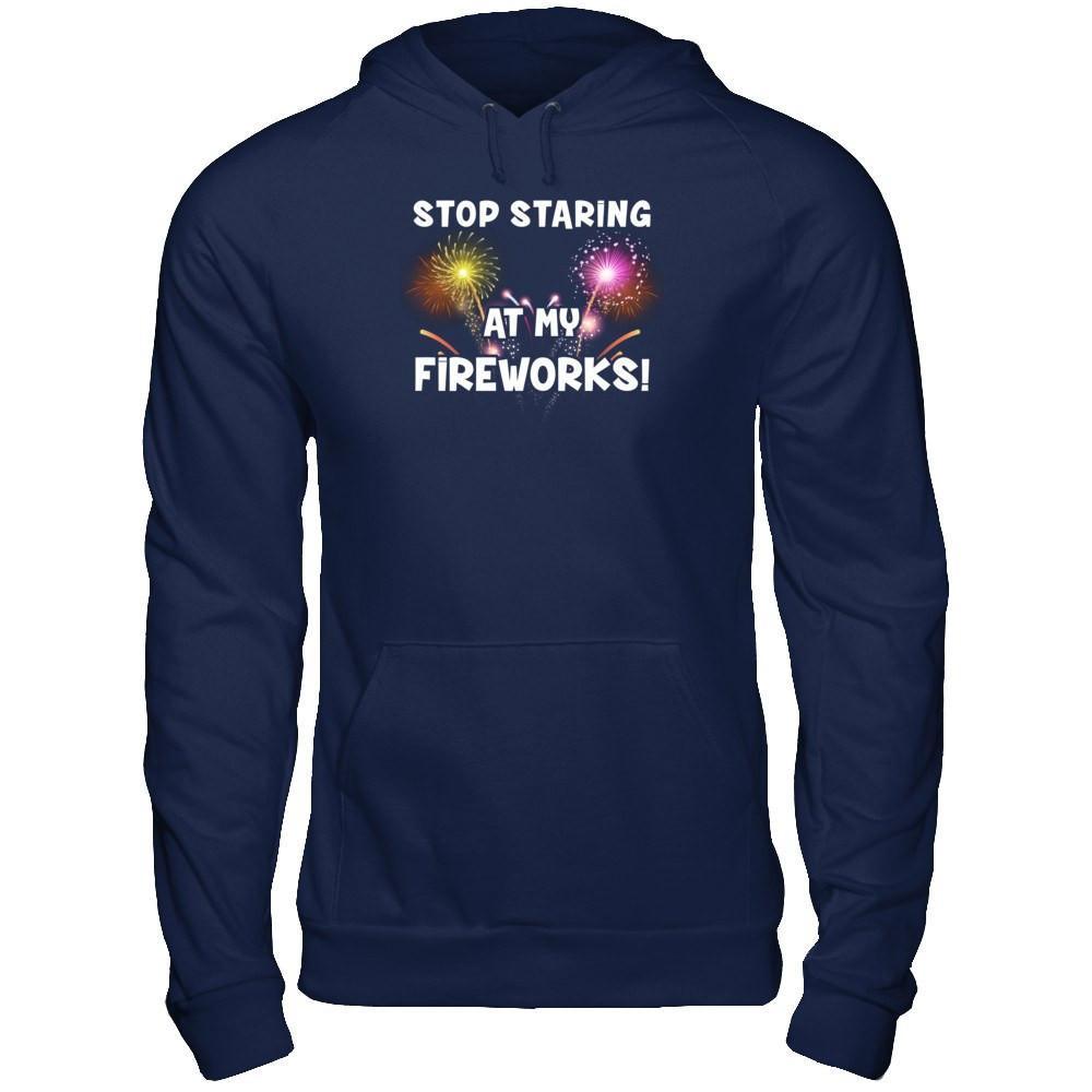 Stop Staring At My Fireworks T-Shirt & Tank Top | Teecentury.com