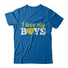 Love My Boys Mom And Dad Softball T-Shirt & Hoodie | Teecentury.com