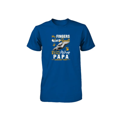 My Fingers May Be Small But I Can Still Wrap Papa Youth Youth Shirt | Teecentury.com