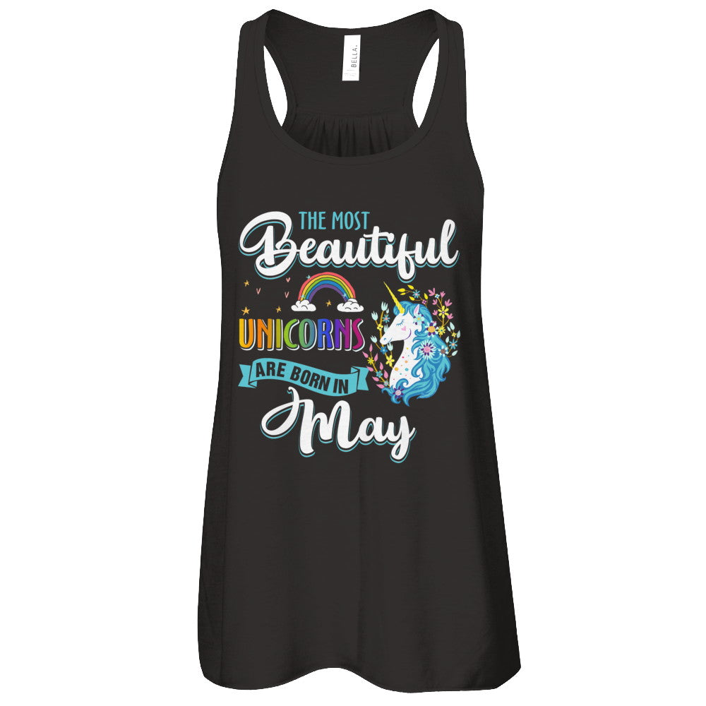 The Most Beautiful Unicorns Are Born In May Birthday T-Shirt & Tank Top | Teecentury.com