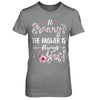 At Granny's The Answer Is Always Yes Floral Mothers Day Gift T-Shirt & Hoodie | Teecentury.com