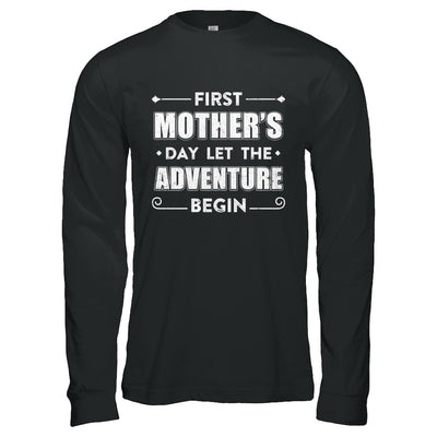 First Mother's Day Let The Adventure Begin Mommy T-Shirt & Hoodie | Teecentury.com