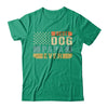 Vintage Retro BEST DOG PAPA EVER American Flag Fathers Day T-Shirt & Hoodie | Teecentury.com