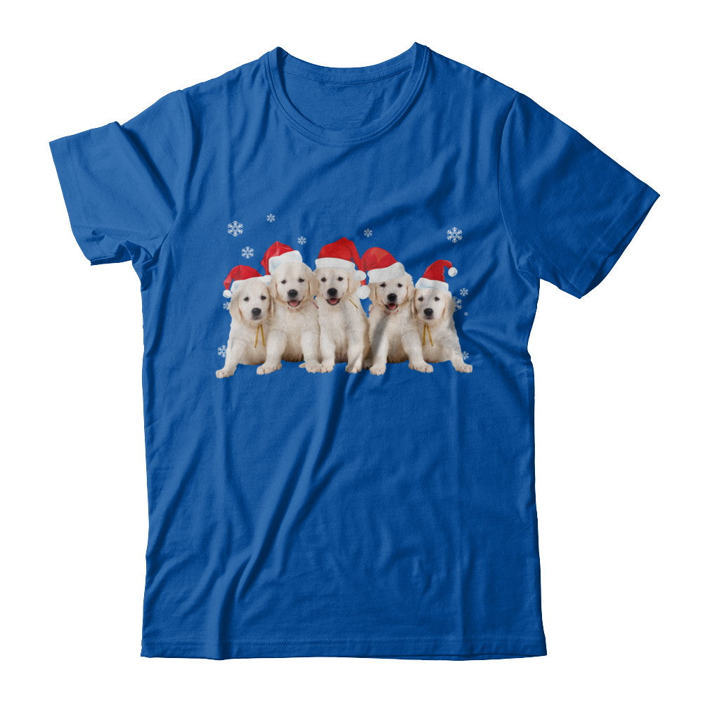 Funny Golden Retriever Puppies Christmas Dog Gift T-Shirt & Hoodie | Teecentury.com