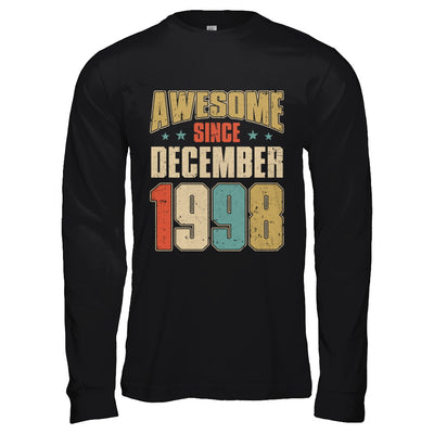 Vintage Retro Awesome Since December 1998 24th Birthday T-Shirt & Hoodie | Teecentury.com