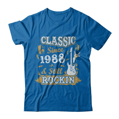 Vintage Classic Since 1988 With Rockin 34th Birthday T-Shirt & Hoodie | Teecentury.com