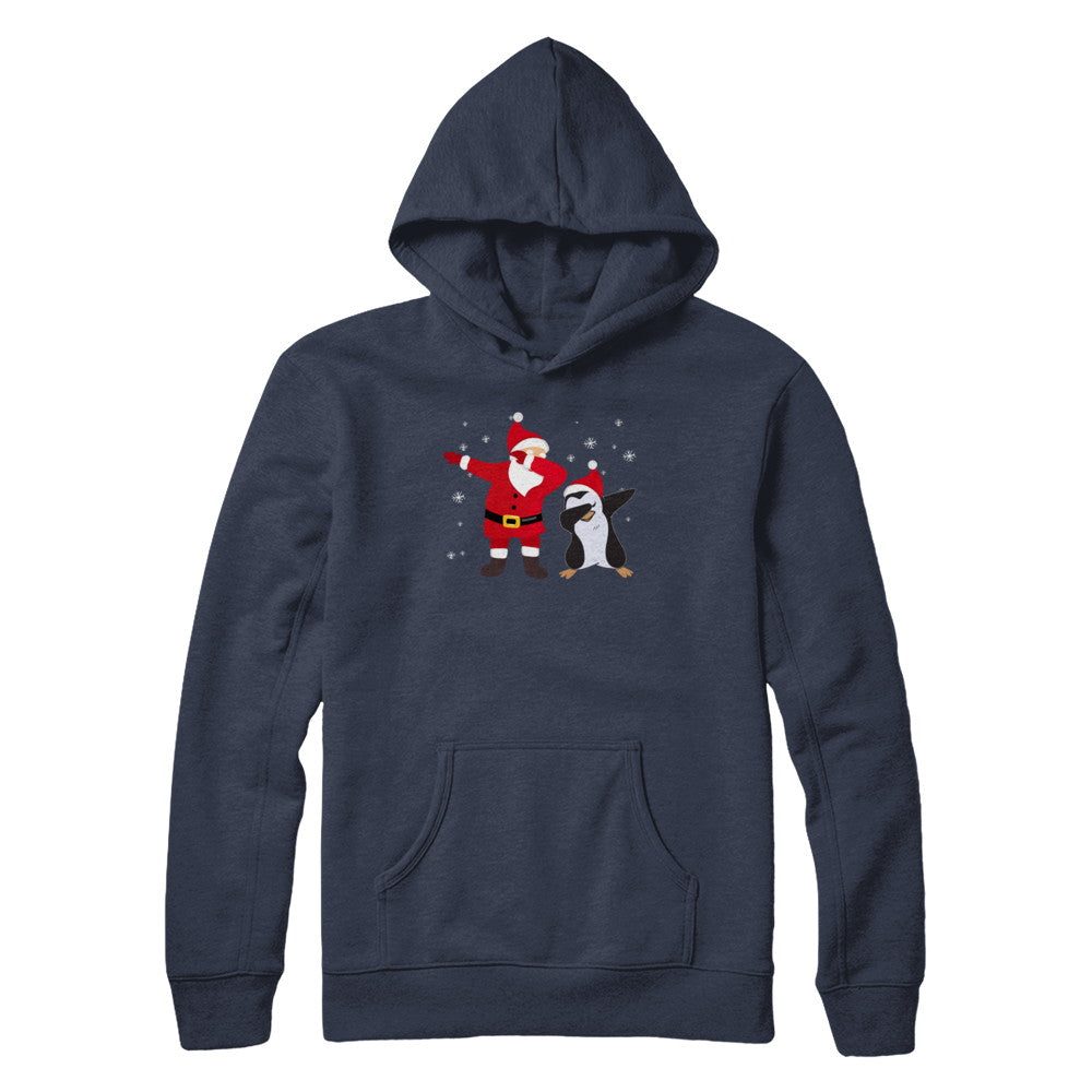 Dabbing Santa Penguin Funny Dab Dance Christmas Gift T-Shirt & Hoodie | Teecentury.com