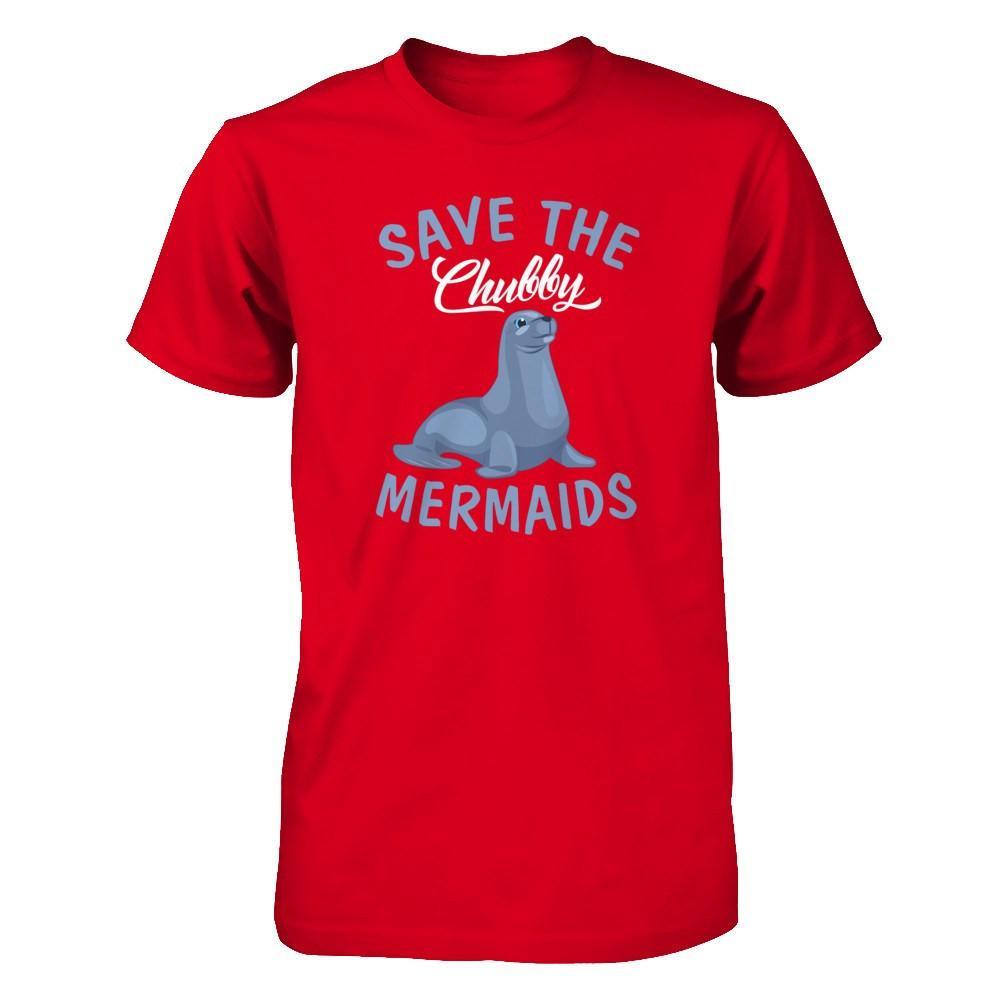 Save The Chubby Mermaids T-Shirt & Tank Top | Teecentury.com