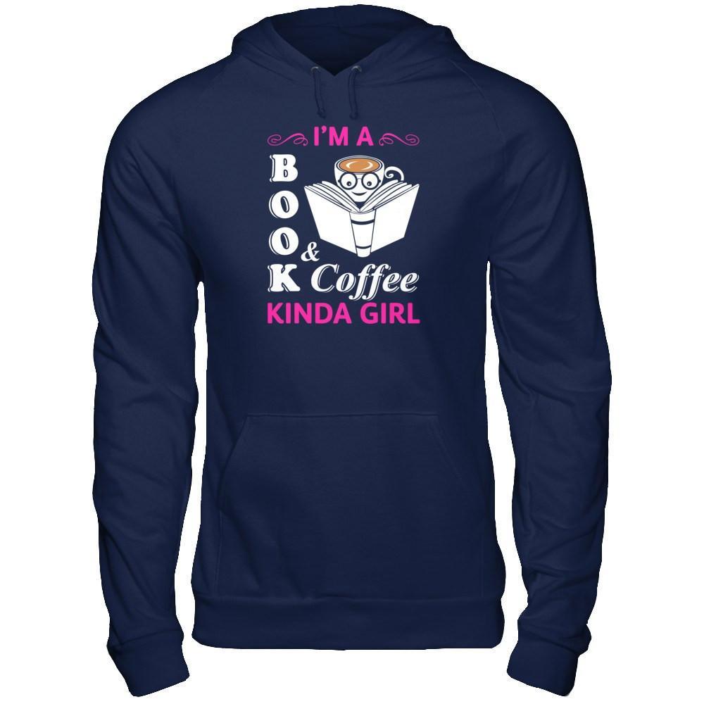 I'm A Book And Coffee Kinda Girl T-Shirt & Tank Top | Teecentury.com