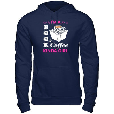 I'm A Book And Coffee Kinda Girl T-Shirt & Tank Top | Teecentury.com