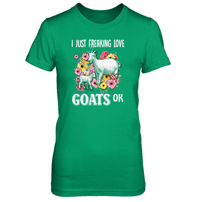 I Just Freaking Love Goats T-Shirt & Tank Top | Teecentury.com