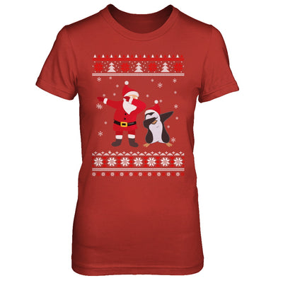 Dabbing Santa Penguin Dab Dance Ugly Christmas Sweater T-Shirt & Sweatshirt | Teecentury.com
