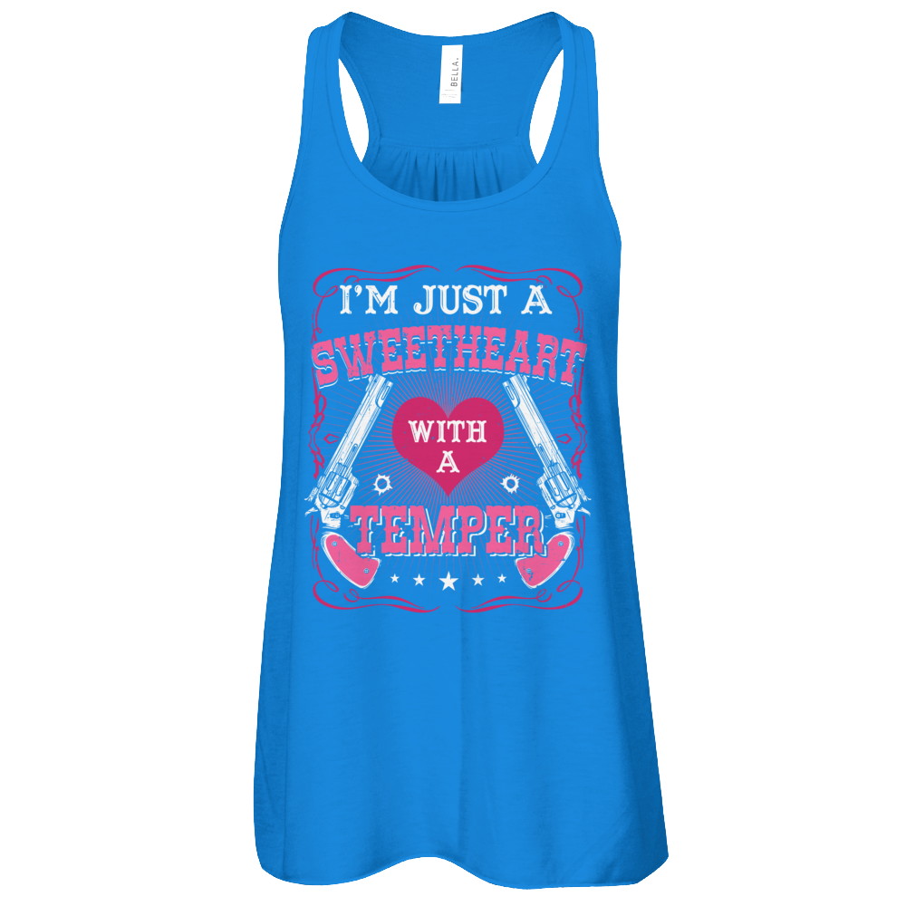 I'm Just A Sweetheart With A Temper T-Shirt & Tank Top | Teecentury.com